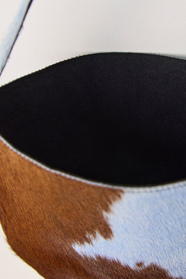 Understated Leather Cowhide Medium Bucket Bag #3