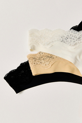 Бельё Corie Undie, 3 шт. — For Love & Lemons, цвет: Нейтральный разноцветный — фото 2