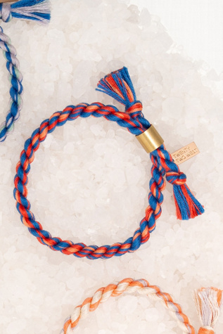 Женский браслет Twenty Two West Hand Spun Rope, цвет: Синий — фото 1