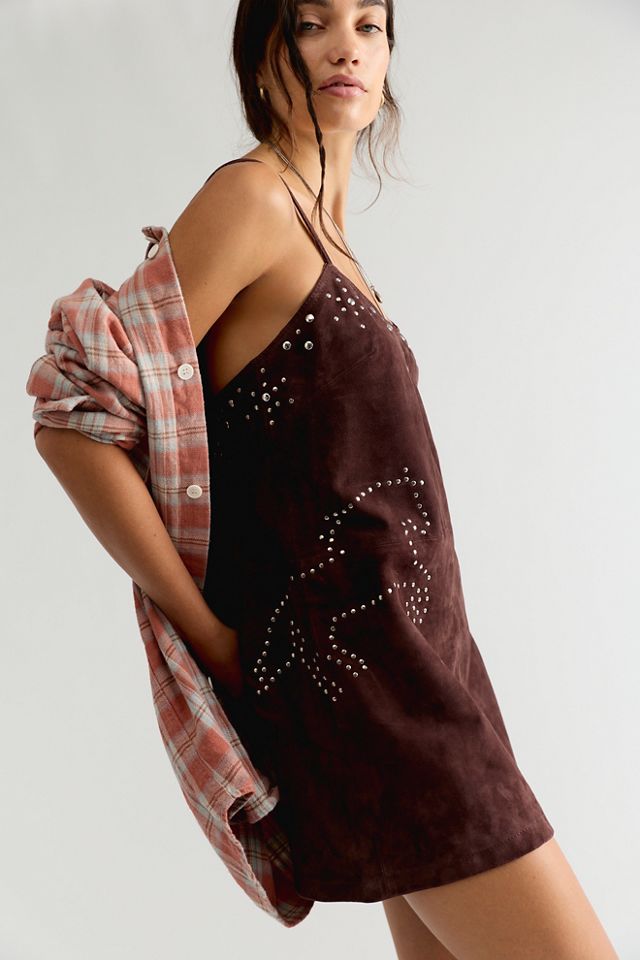Understated Leather Saddle Up Slip Dress #2