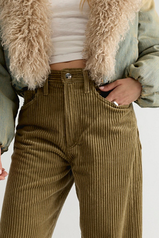Женские джинсы AGOLDE Vintage Loose Corduroy, цвет: Бронзовый — фото 4