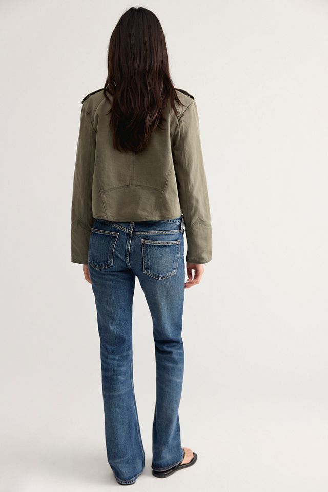 Jeans taille basse coupe bootcut AGOLDE #1