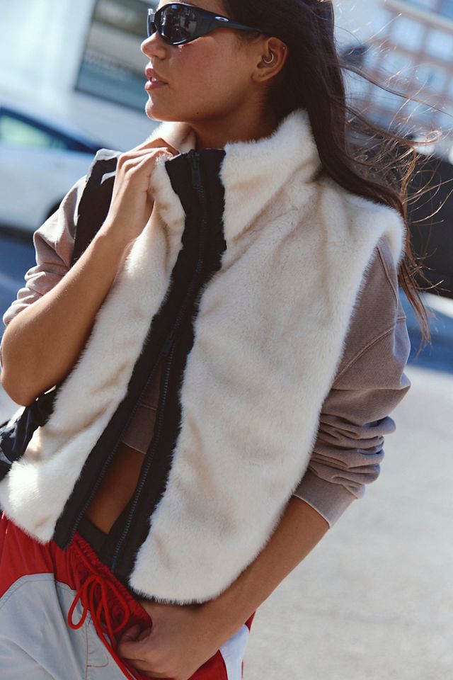 Peak Season Faux Fur Vest #1