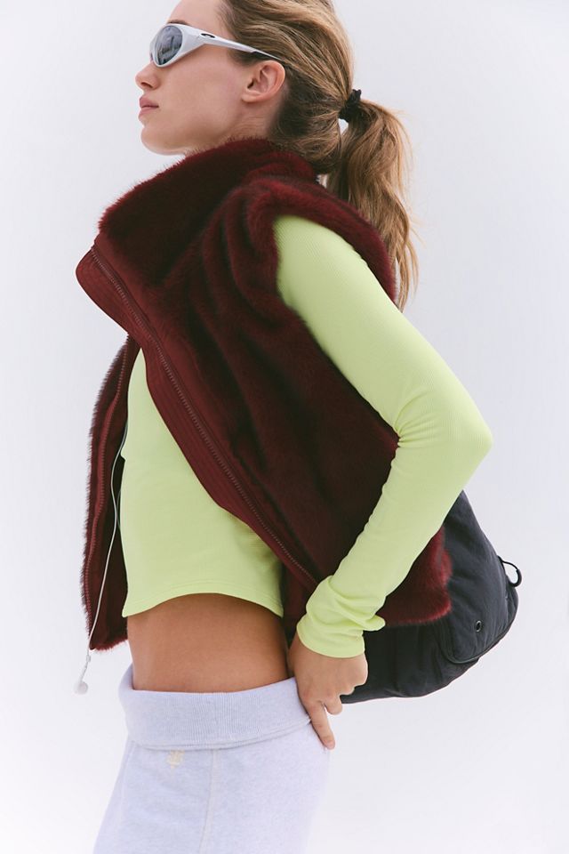 Peak Season Faux Fur Vest #3