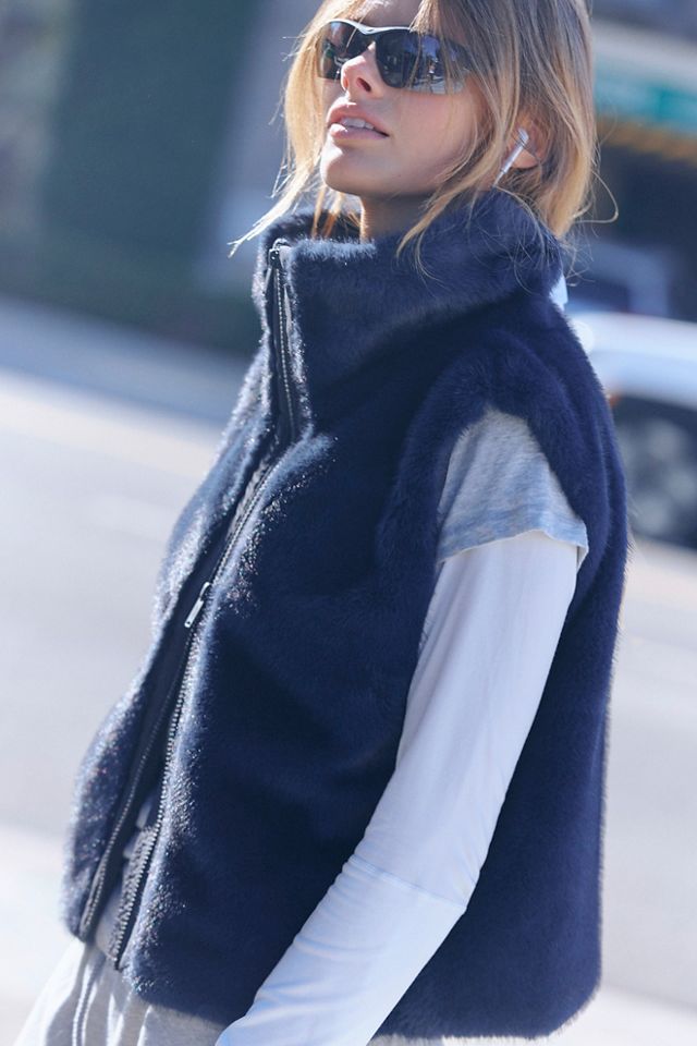 Peak Season Faux Fur Vest #3