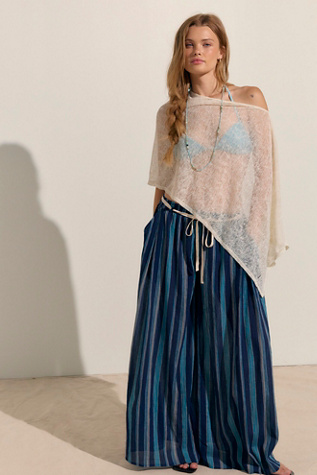 Sea Bloom Pants by free-est at Free People in Blue, Size: S