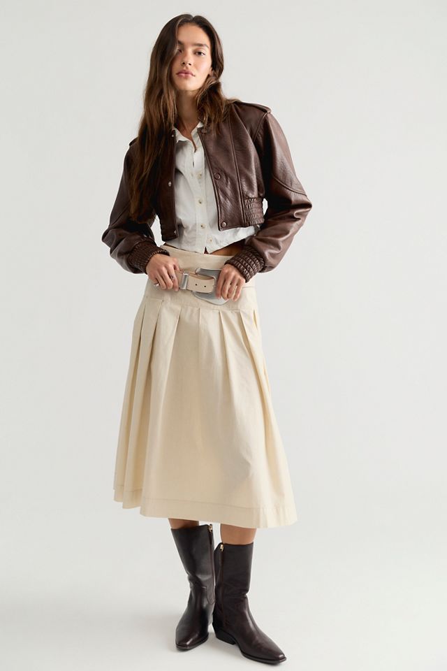 Veste Bomber Courte Understated Leather #2