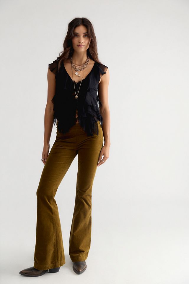 LoveShackFancy Elvareen Silk Ruffle Top #2