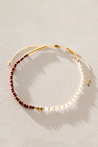 FP x Kozakh Leo Semiprecious Stone Anklet