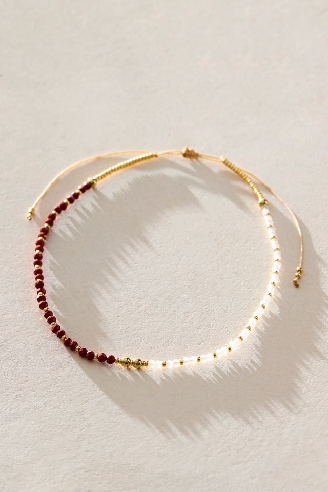 FP x Kozakh Leo Semiprecious Stone Anklet #1