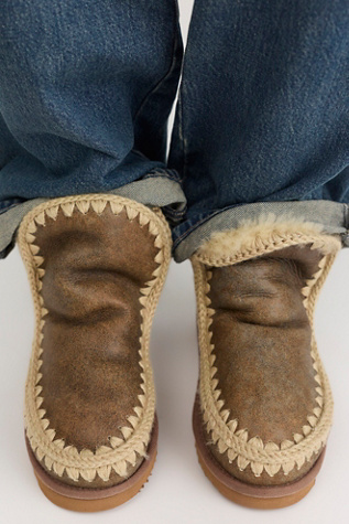 MOU Leather Glacier Boots by Free People