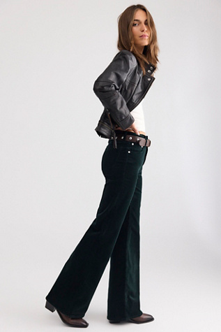 Женские джинсы Citizens of Humanity Kimberly '70s Flare Corduroy, цвет: Juniper — фото 3