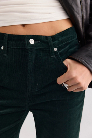 Женские джинсы Citizens of Humanity Kimberly '70s Flare Corduroy, цвет: Juniper — фото 4