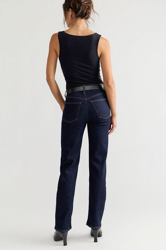 Jean long en soie et denim Palma Citizens of Humanity #1