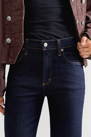 Женские джинсы Citizens of Humanity Palma Silk Denim Long, цвет: Inky Rise — фото 4