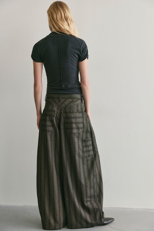 About It Baggy Plaid Suit Trousers #1