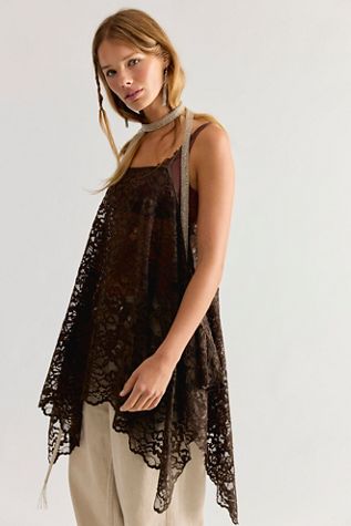 Spell Rosemary Lace Tunic