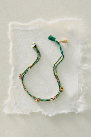 Bracelet de cheville Muse en perles semi-précieuses