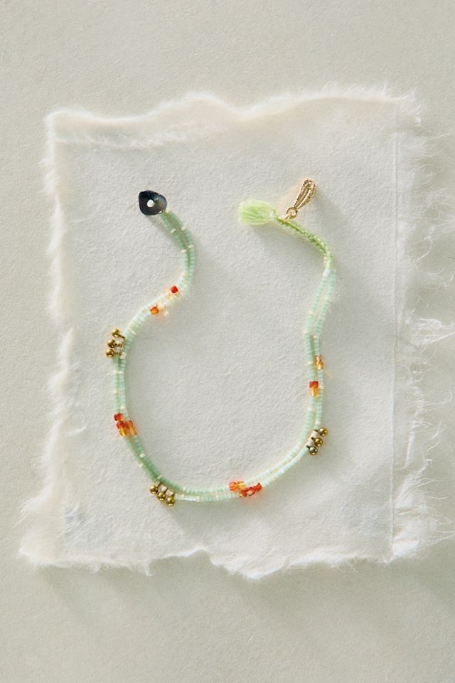 Bracelet de cheville Muse en perles semi-précieuses #2