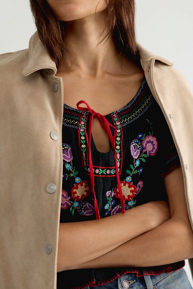 Spell Feliz Embroidered Blouse #2