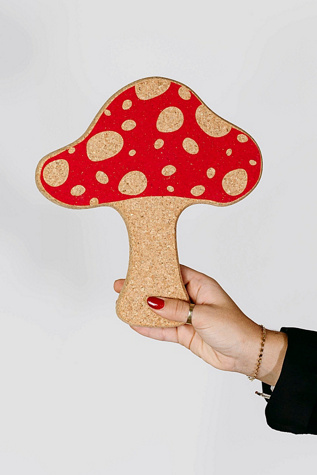 Tiradia Cork Mushroom Cork Hot Pad Trivet