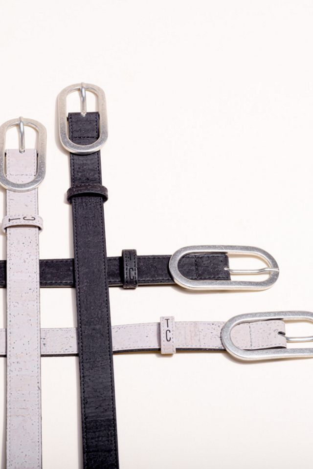 Tiradia Cork Leather Black Belt #1