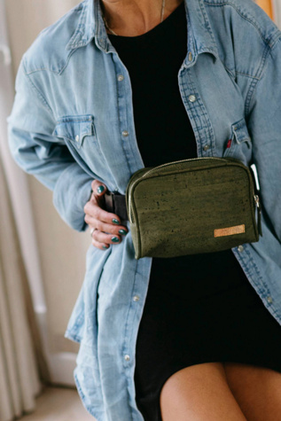 Tiradia Cork Omni Belt Crossbody Bag