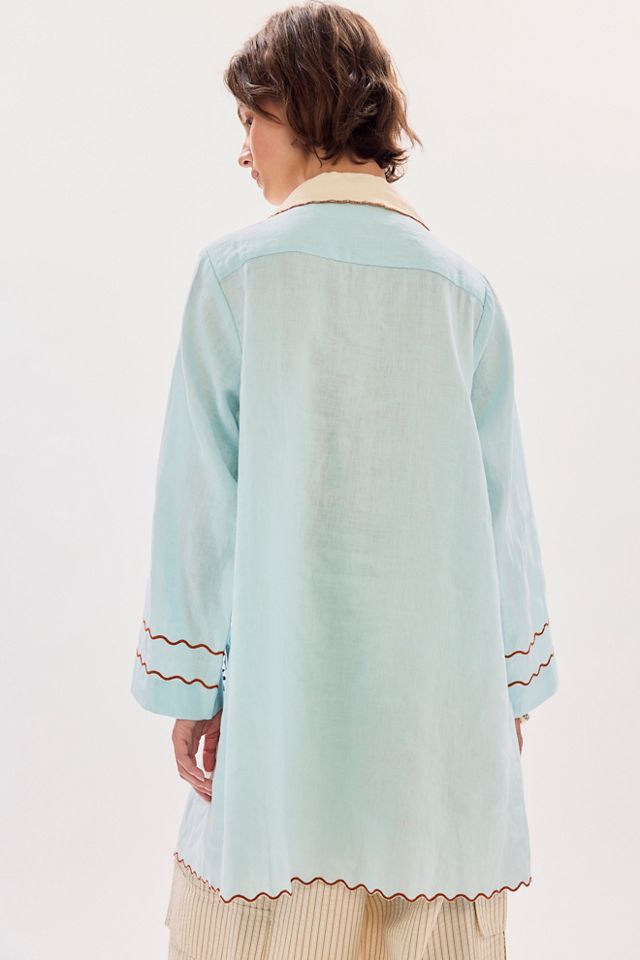 Mini-robe à bord festonné Bohemian Traders #1