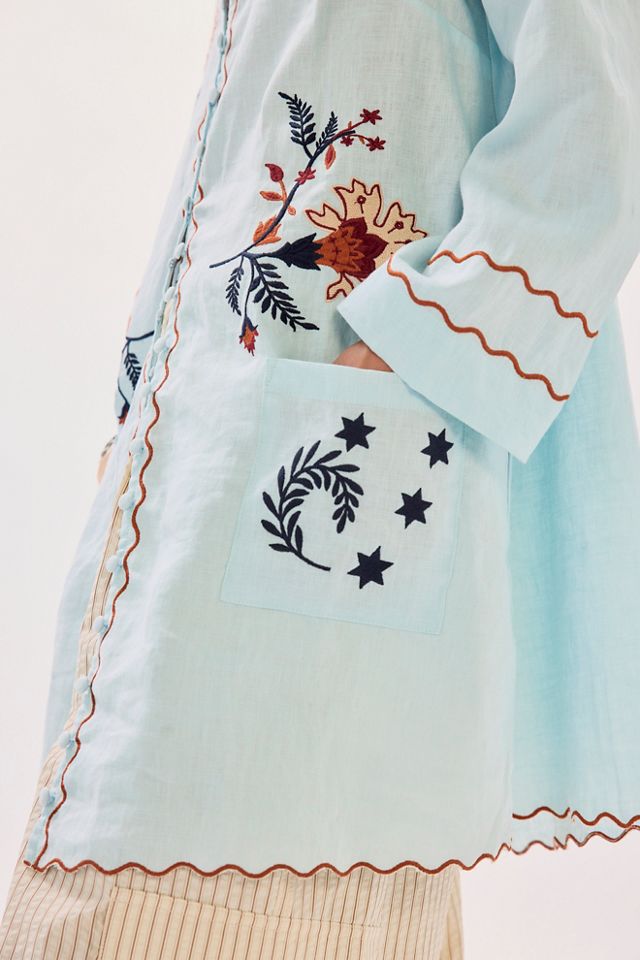 Mini-robe à bord festonné Bohemian Traders #2