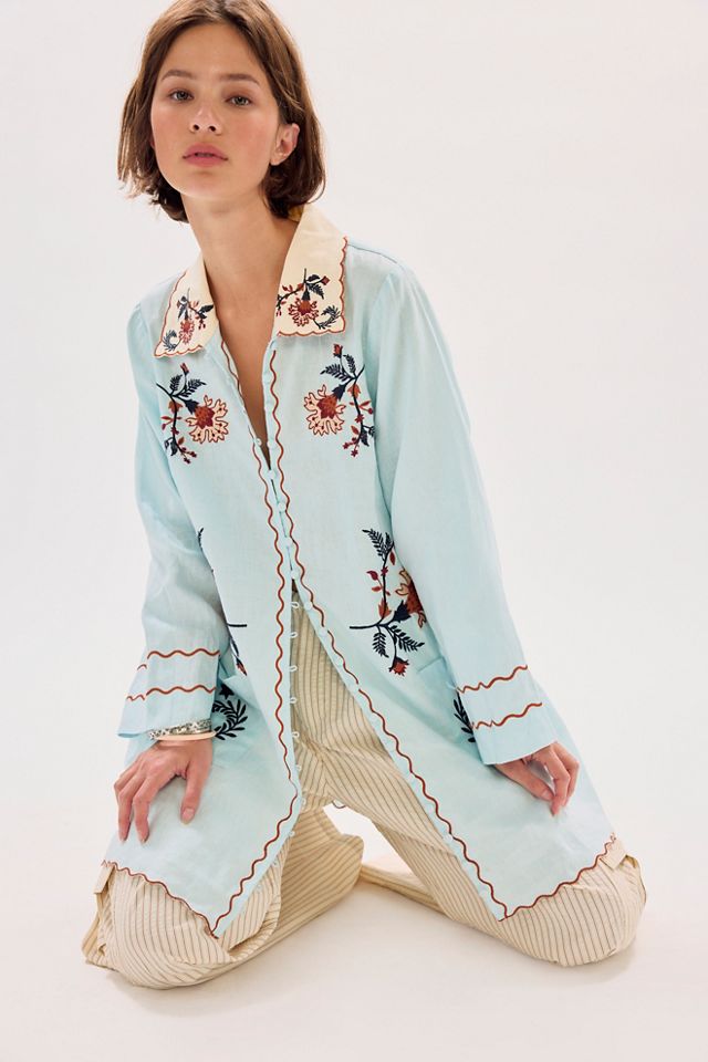 Mini-robe à bord festonné Bohemian Traders #3
