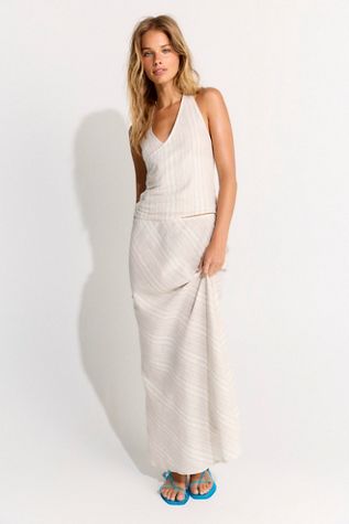 Palma Cotton-Linen Skirt Set