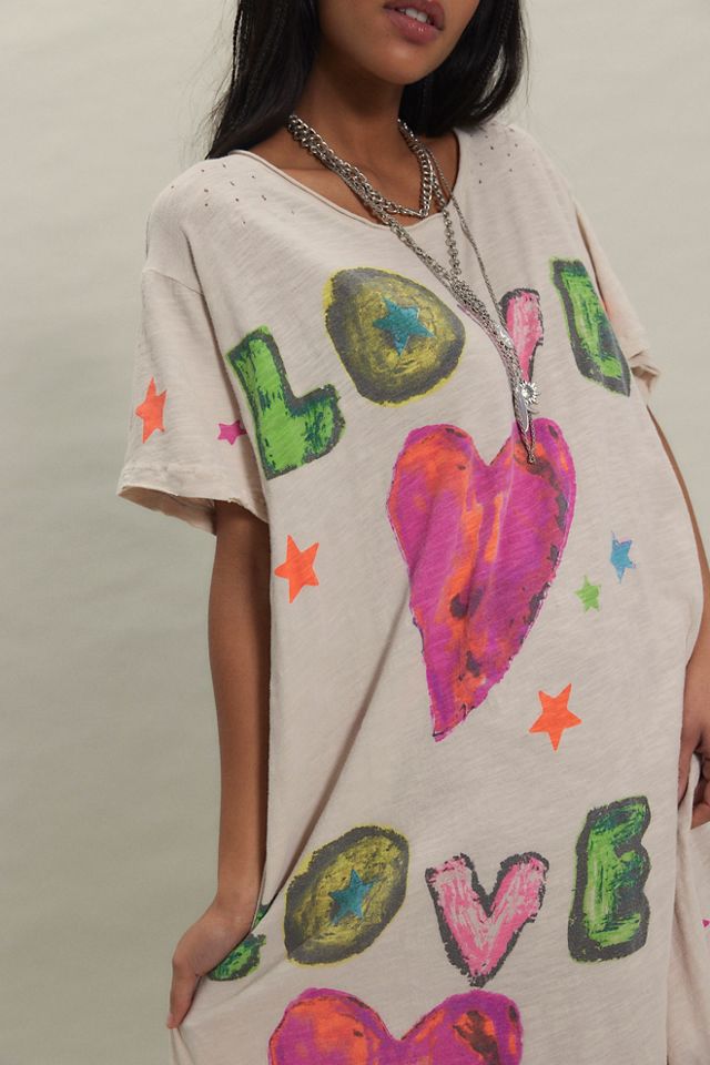 T-shirt maxi Love Ring Master Magnolia Pearl #2