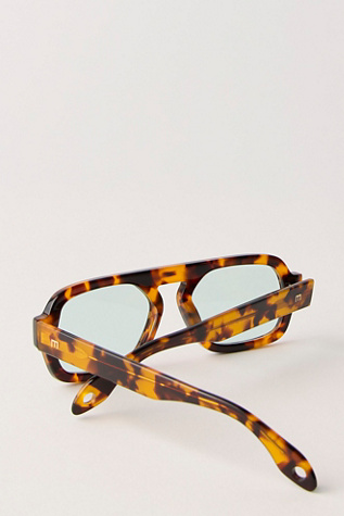 Женские солнцезащитные очки Elisa Johnson Jane Mini Sunglasses, цвет: Коричневый — фото 3