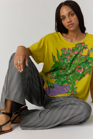 Magnolia Pearl Vincent Find Beauty Tee at Free People in Yellow