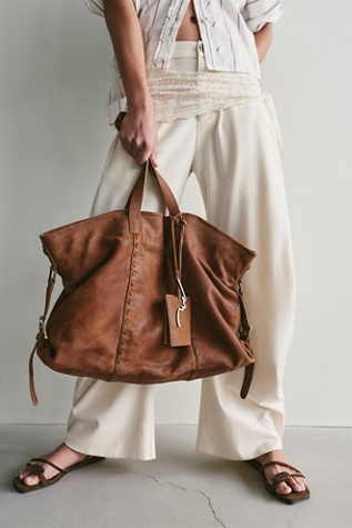 We The Free Hollis Tote Bag at Free People in Cognac