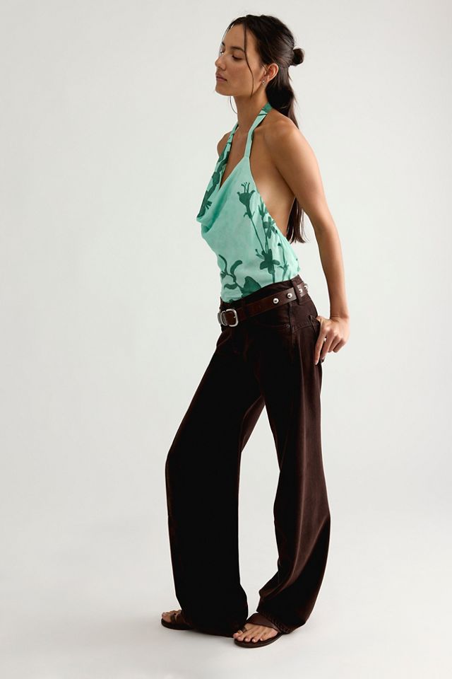 Amalina Printed Halter Top #3