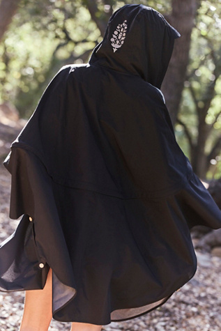 Poncho de pluie convertible deux-en-un