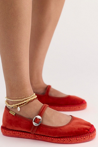 Oasis Velvet Espadrilles