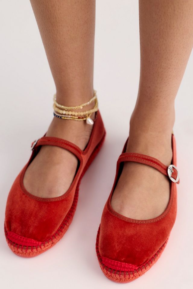 Oasis Velvet Espadrilles #1