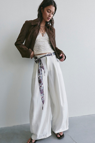 About It Baggy Linen Trousers
