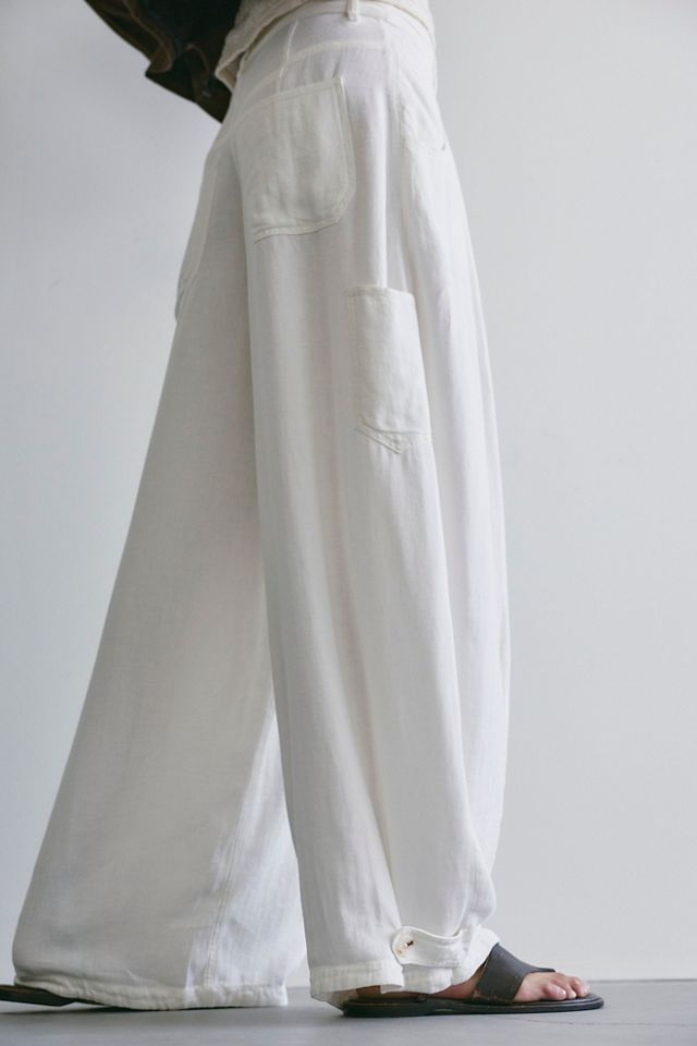 About It Baggy Linen Trousers #3