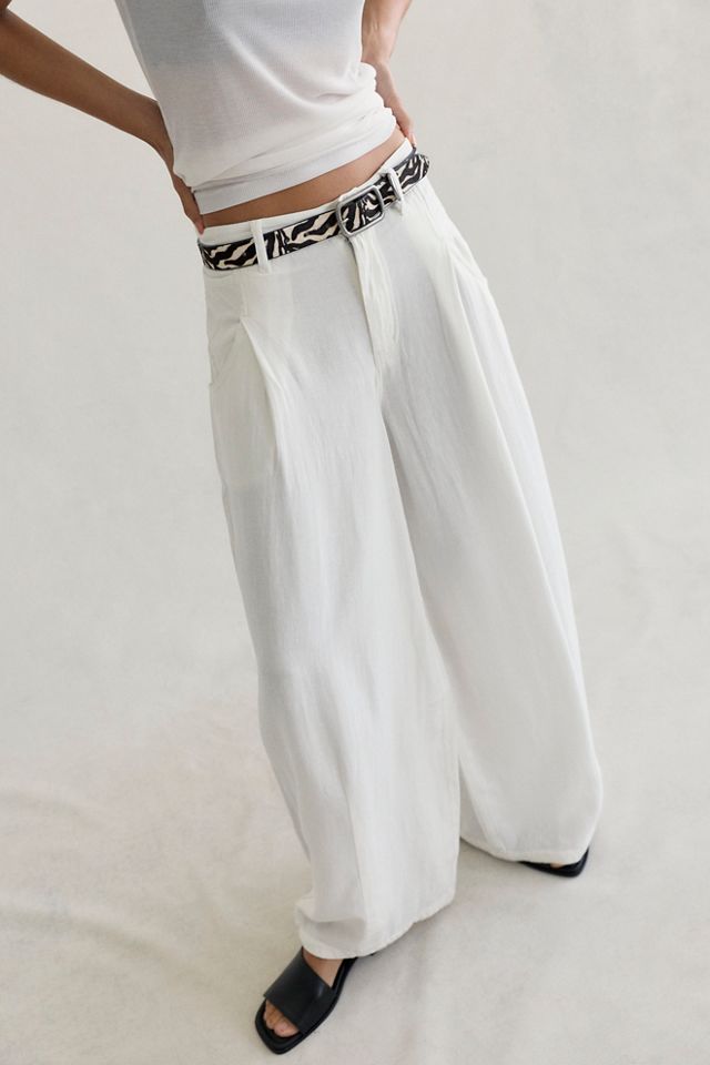 About It Baggy Linen Trousers #4