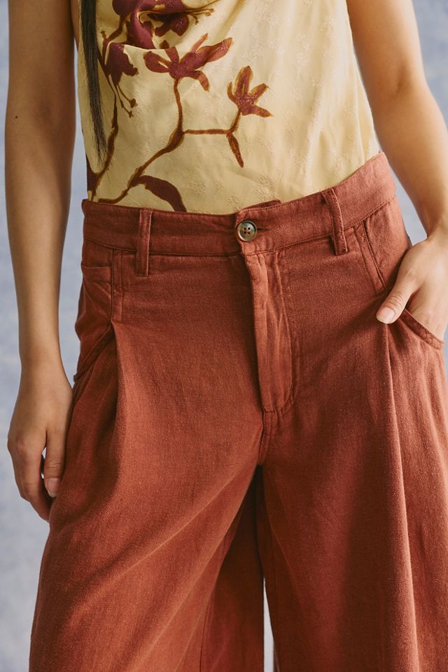 About It Baggy Linen Trousers #2