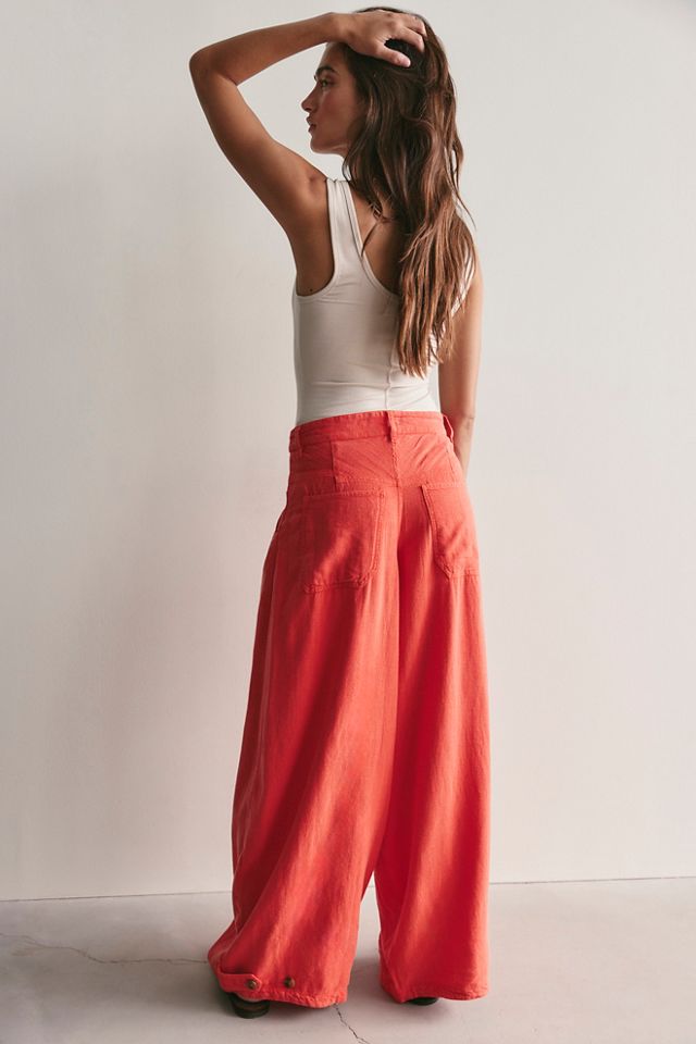 About It Baggy Linen Trousers #1