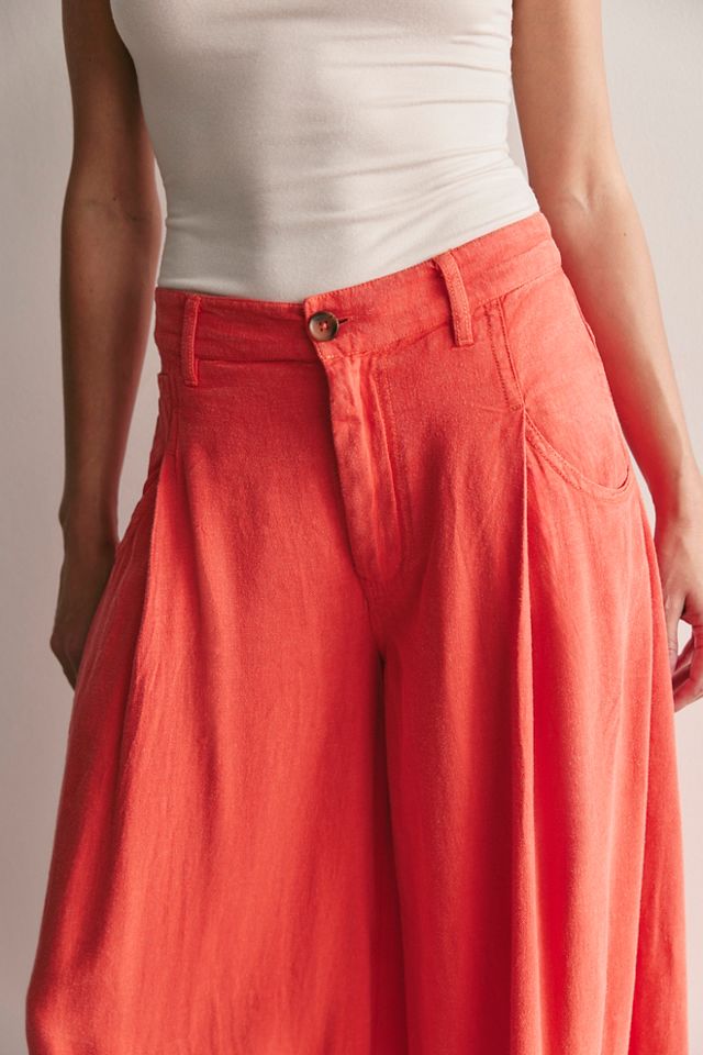 About It Baggy Linen Trousers #2