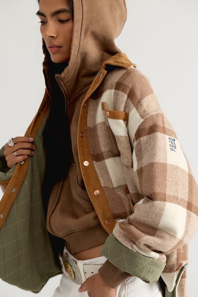 OneTeaspoon Check Padded Jacket #3