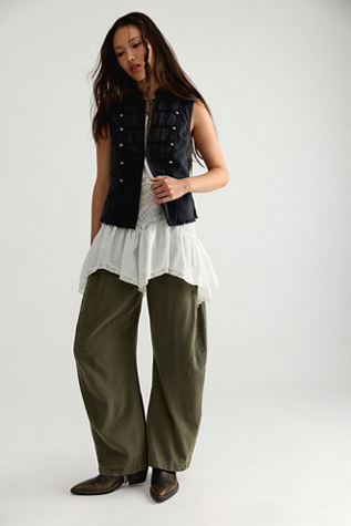 Женский жилет Free People Hearts On Fire Band Vest, цвет: Чёрный — фото 5