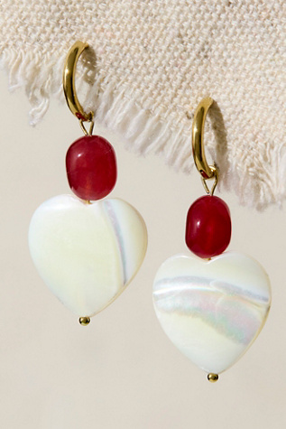Kozakh Blooming Heart Earrings