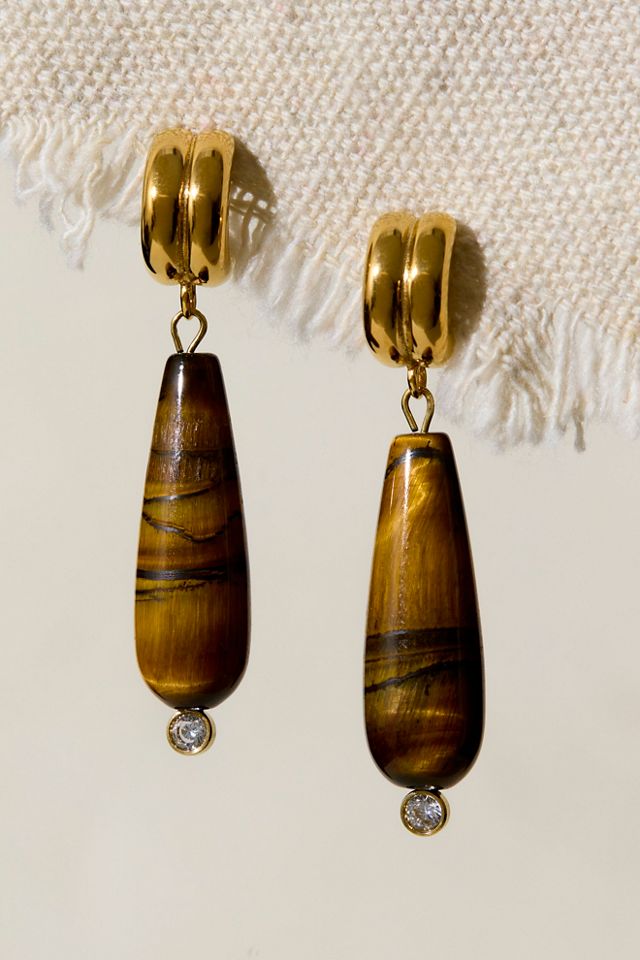 Kozakh Blunt Droplet Earrings #1