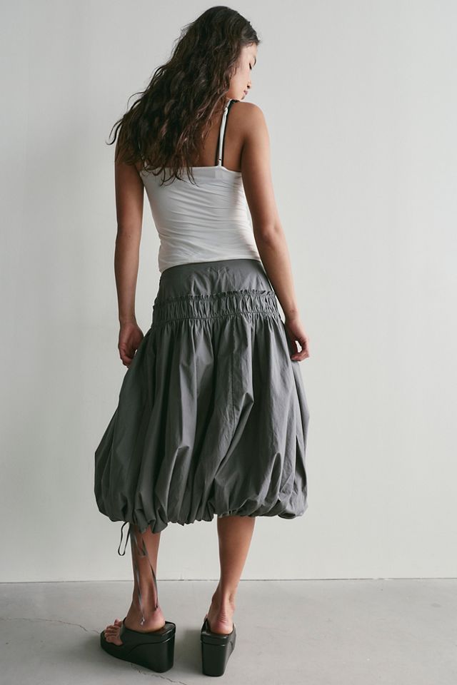 Sea Salt Midi Bubble Skirt #3